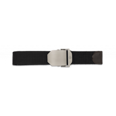 Cinturon Negro Hebilla Metalica