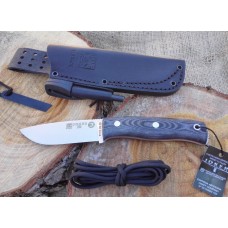 Cuchillo JOKER LYNX BS9 CM111-P Hoja 10,5 cm. Micarta Negra Acero Mova 1.4116